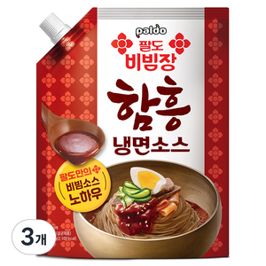 팔도 비빔장 함흥 냉면소스, 1kg, 3개