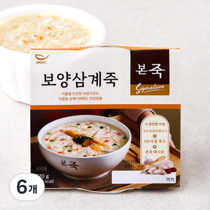 본죽 보양삼계죽, 270g, 6개