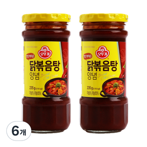 오뚜기 닭볶음탕 양념, 235g, 6개