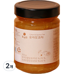 오가다 유자 모과차, 350g, 1개입, 2개