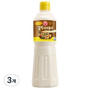 오뚜기 갈릭 아이올리 소스, 930g, 3개