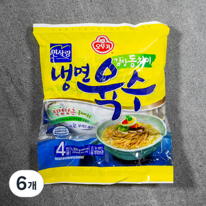 오뚜기 동치미맛 냉면육수 4인분, 1.32kg, 6개