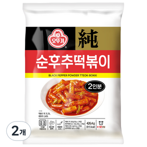 오뚜기 순후추 떡볶이, 426.4g, 2개