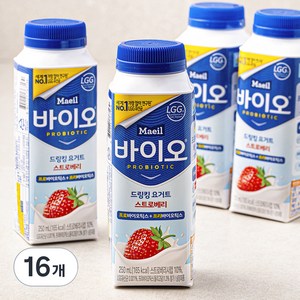 매일바이오 드링킹 요거트 딸기, 250ml, 16개