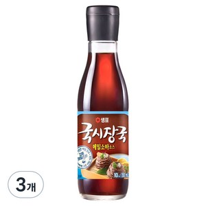 샘표 국시장국 메일소바소스, 350ml, 3개