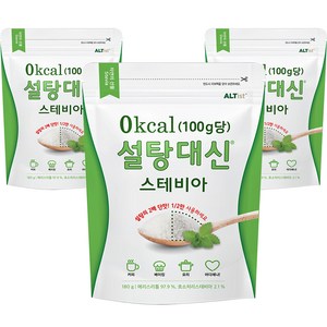 설탕대신 스테비아 에리스리톨 설탕, 180g, 3개