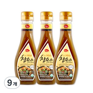 참 겨자 참소스, 290g, 9개