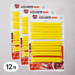 사천 샤브면, 250g, 12개