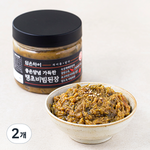 담은차이 좋은양념 가득한 땡초비빔된장, 250g, 2개