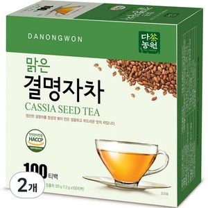 다농원 맑은결명자차, 1.2g, 100개입, 2개