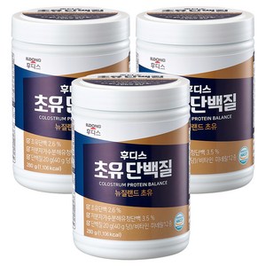 일동후디스 초유단백질 뉴질랜드 초유, 280g, 3개