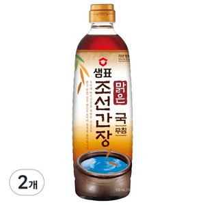 샘표 맑은 조선 간장, 930ml, 2개