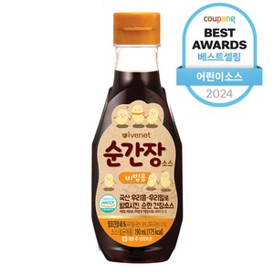 아이배냇베베 순간장 소스 190ml, 비빔용, 1개