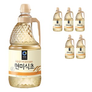 청정원 현미식초, 1.8L, 6개