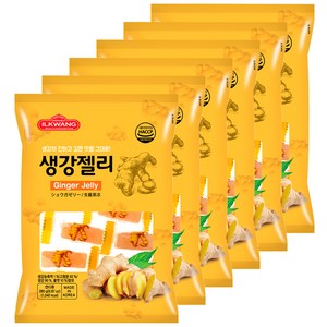 일광제과 생강젤리, 280g, 6개