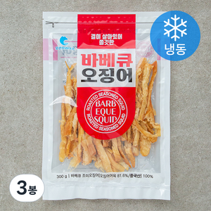 오션브라더스 바베큐 오징어 (냉동), 300g, 3봉