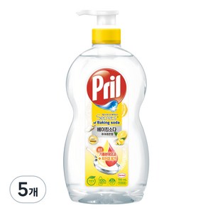 프릴 시크릿오브 베이킹소다 퓨어레몬향 주방세제, 700ml, 5개
