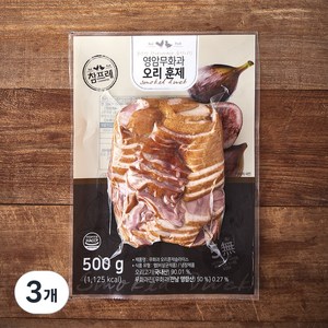 참프레 무화과 오리훈제 슬라이스, 500g, 3개