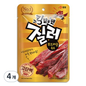 샘표 질러 부드러운 육포, 90g, 4개