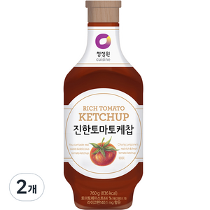 대상 청정원 진한케찹, 760g, 2개