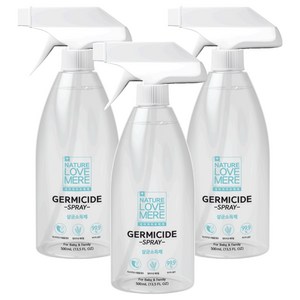 네이쳐러브메레 유아용 뿌리는 소독제, 500ml, 3개