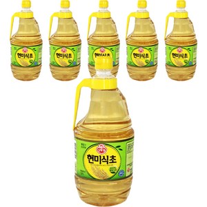 오뚜기 현미식초, 1.8L, 6개