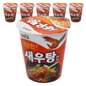 새우탕 컵 67g, 6개