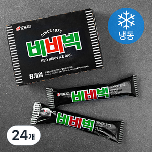 빙그레 비비빅 (냉동), 70ml, 24개