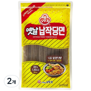 오뚜기 옛날 납작당면, 400g, 2개