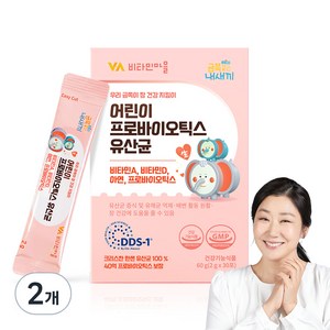 비타민마을 금쪽같은내새끼 어린이 프로바이오틱스 유산균 30p, 60g, 2개