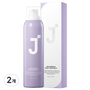 제이숲 실크 케라틴 폼 헤어 트리트먼트, 200ml, 2개