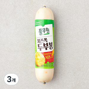 풀무원 치즈쏙 두부봉, 180g, 3개