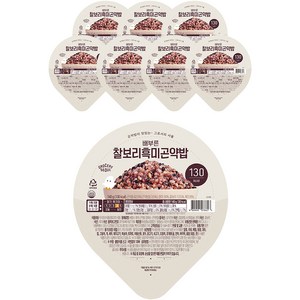 그로서리서울 배부른 찰보리흑미곤약밥, 140g, 8개