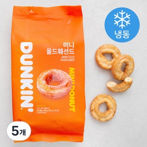 던킨도너츠 미니 올드훼션드 도넛츠 10개입 (냉동), 360g, 5개