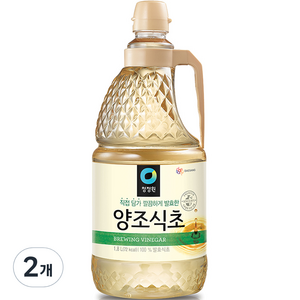 청정원 양조식초, 1.8L, 2개