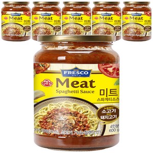 오뚜기프레스코 미트 스파게티소스, 600g, 6개