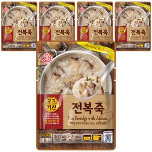 오뚜기 오즈키친 전복죽, 450g, 5개