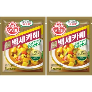 오뚜기 백세카레 순한맛, 1kg, 2개