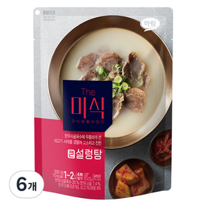 더미식 큰 설렁탕, 500g, 6개