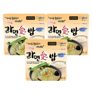이지밥 라면애밥 나가사끼짬뽕맛, 3개, 100g