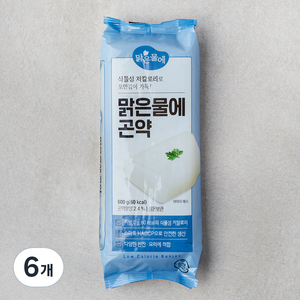 맑은물에 곤약, 600g, 6개