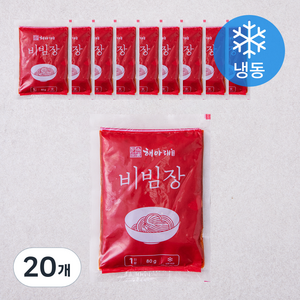 해아래 비빔장 (냉동), 80g, 20개