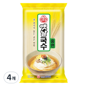 오뚜기옛날 국수 중면, 900g, 4개