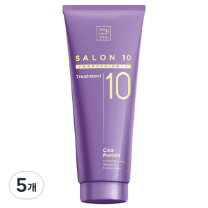 미쟝센 살롱 10 프로페셔널 시카 프로틴 헤어트리트먼트, 5개, 215ml