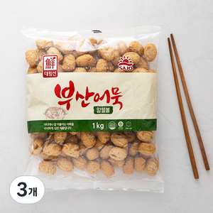 대림선 알뜰어묵 볼, 1kg, 3개