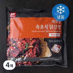 외갓집 속초식 닭강정 매콤달콤양념 (냉동), 650g, 4개