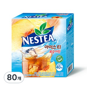 네스티 복숭아맛 아이스티 분말, 12.5g, 40개입, 2개