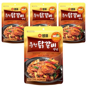 샘표 춘천닭갈비 양념소스, 180g, 4개