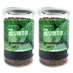 헬로우그린 곰보배추환 통, 2개, 250g