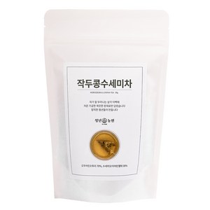 청년농원 저온가공 작두콩수세미차 삼각티백, 1g, 50개입, 1개